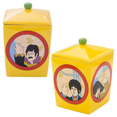The Beatles Yellow Submarine Ceramic Cookie Jar